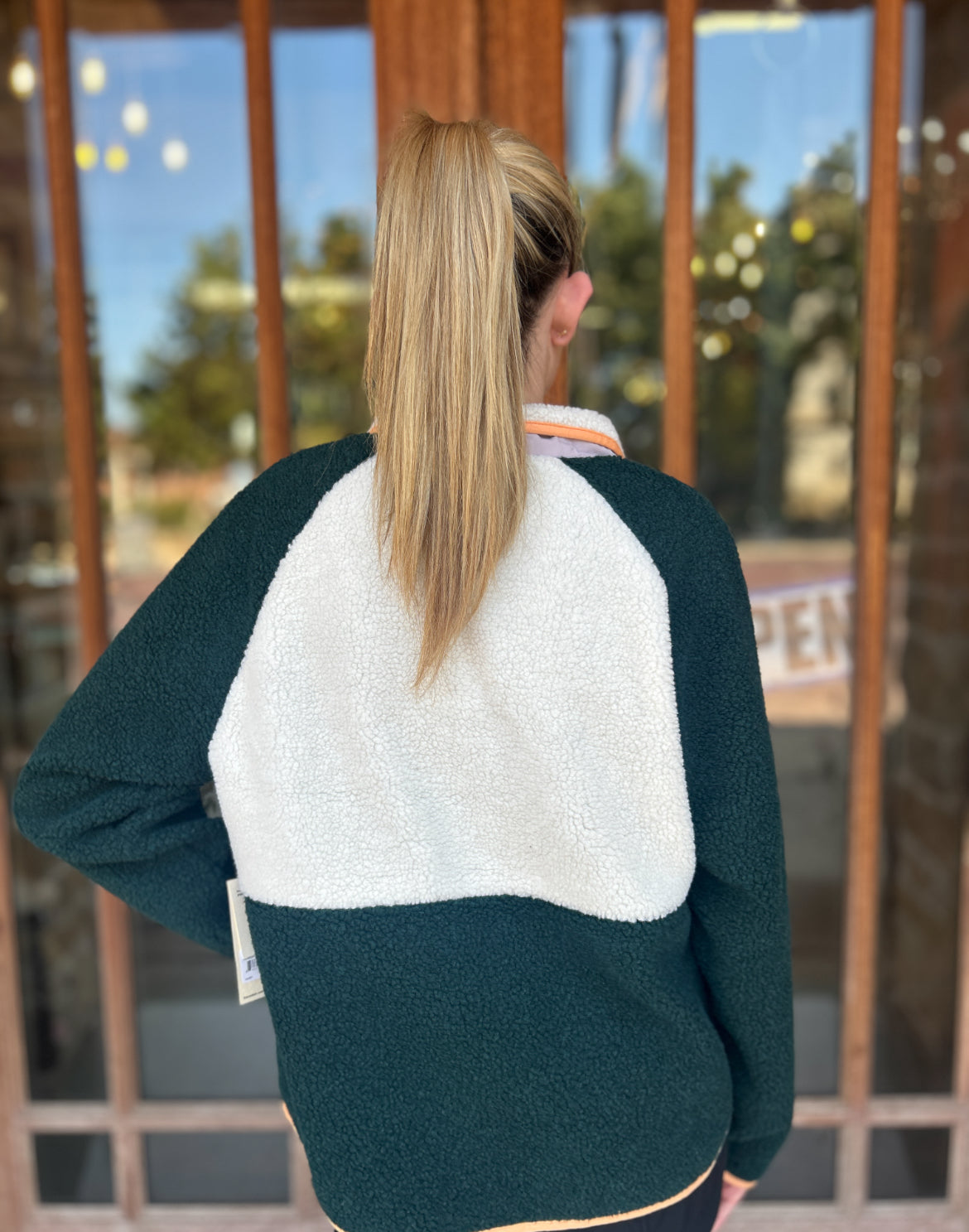 Tops | Quarter Snap Berber Pullover