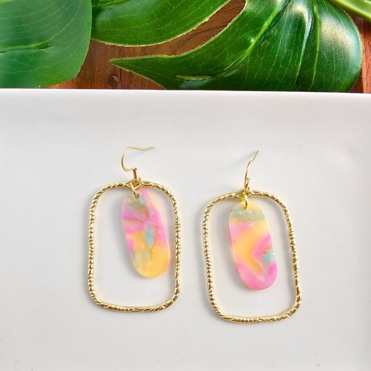 Jewelry | Earrings Madison Hypoallergenic GoldTropical Delight