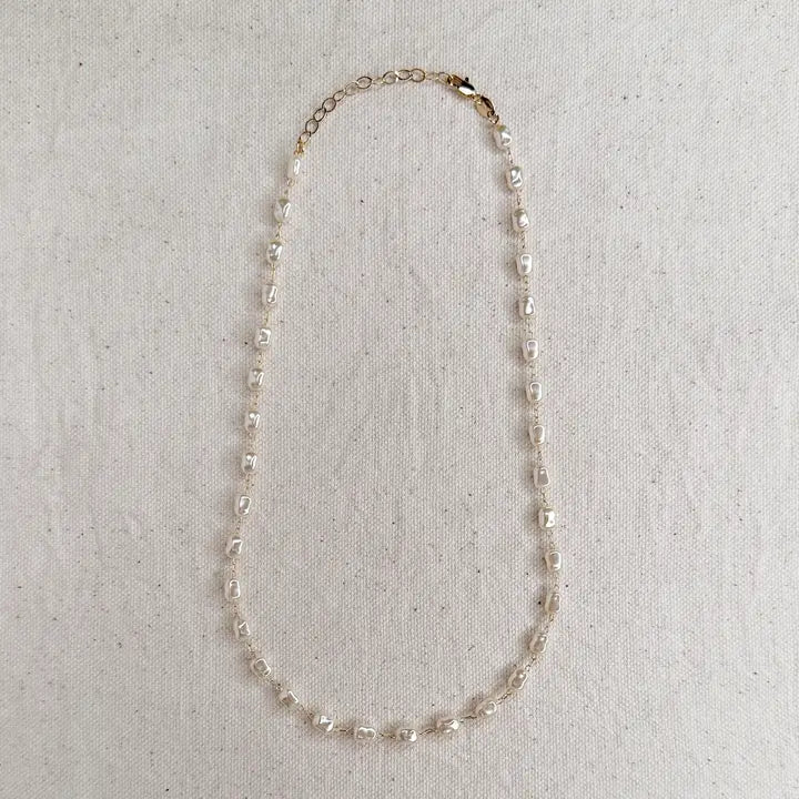 Necklace Pearl French Glamor 6mm