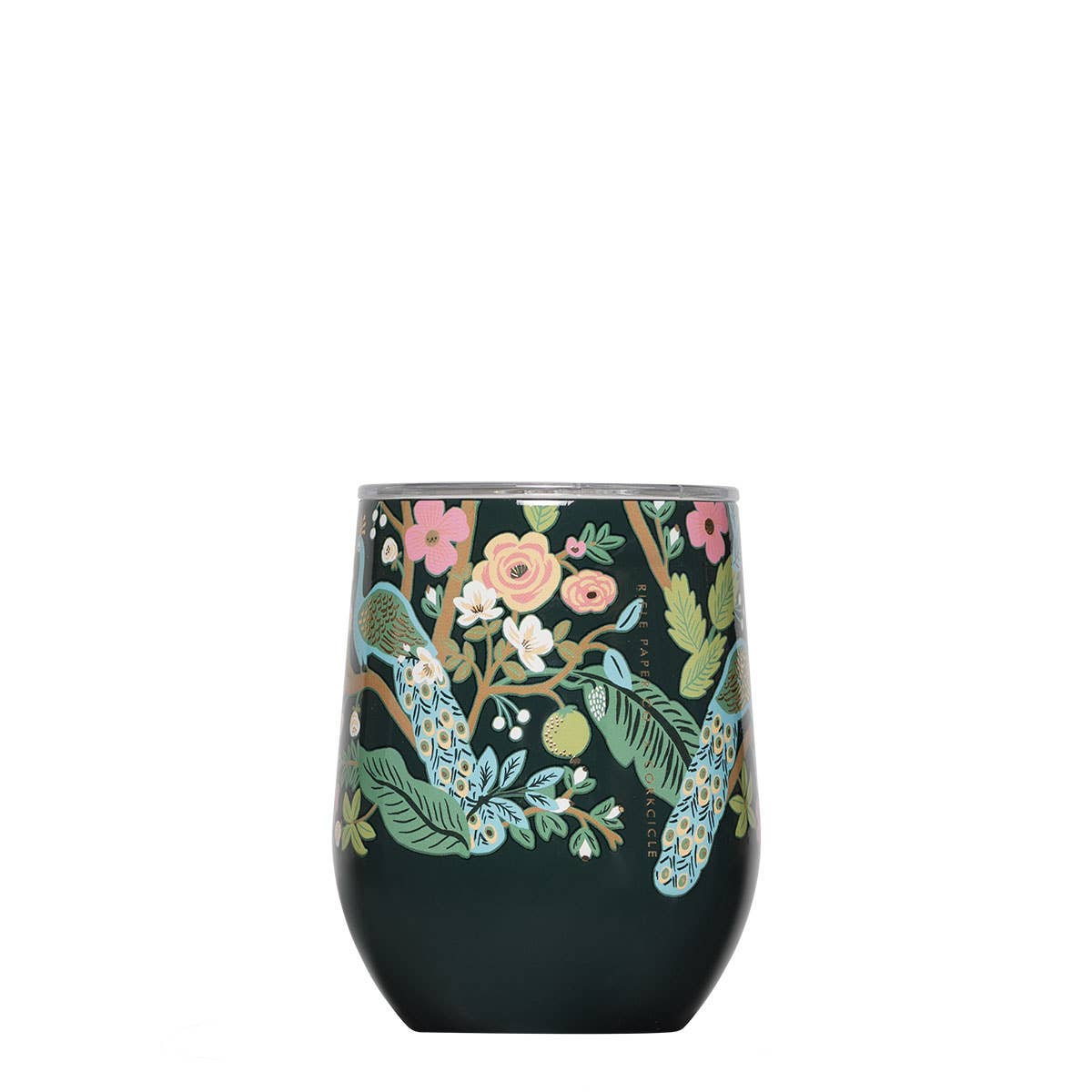 Wine Cup - Stemless Peacock Blue 12oz