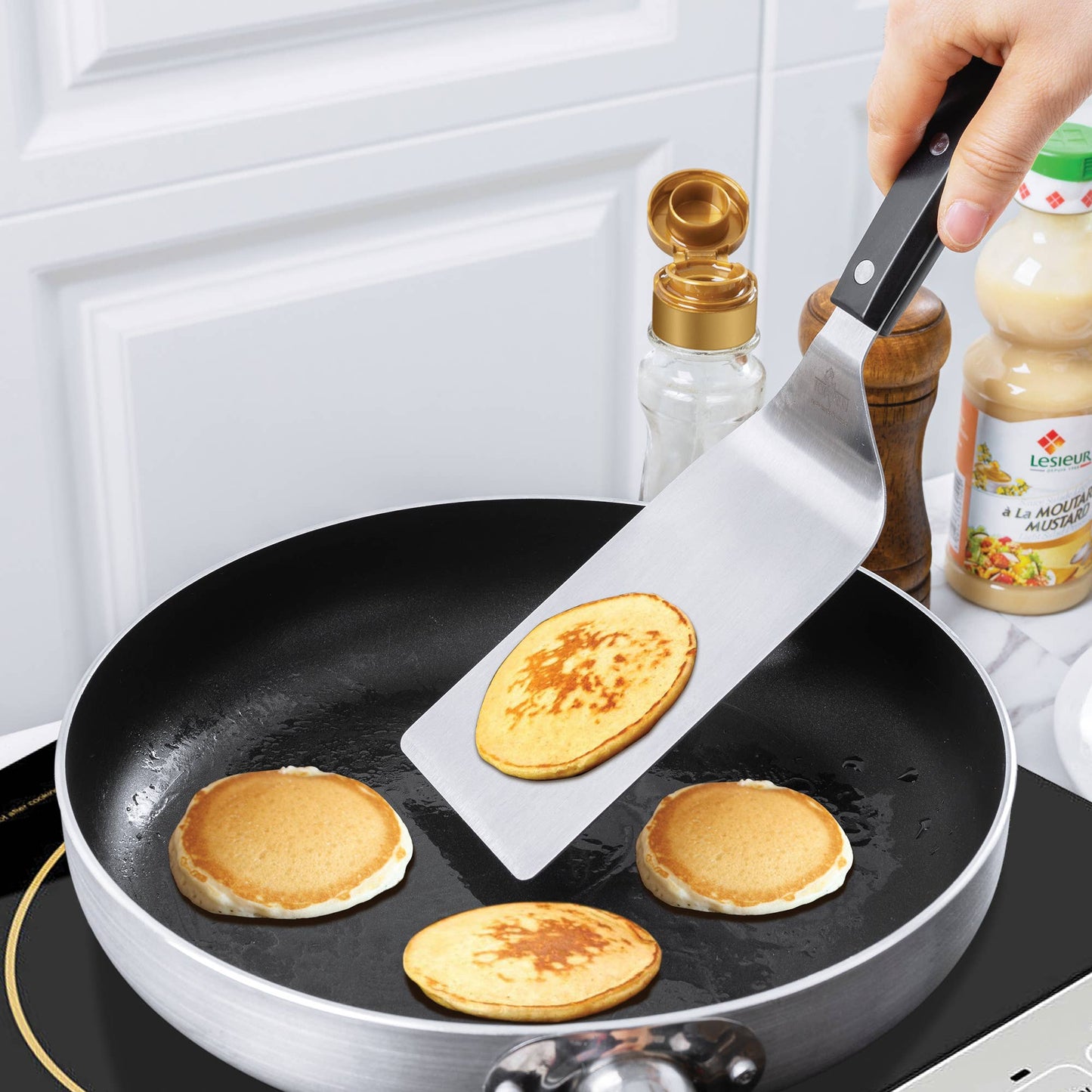 Home and Garden | Medium Stainless Steel Turner, 12"