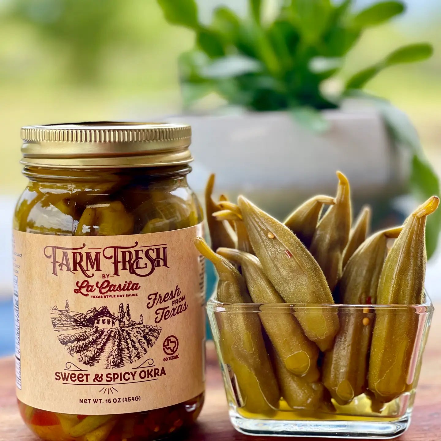 Pantry | Farm Fresh By La Casita Sweet & Spicy Pickled Okra