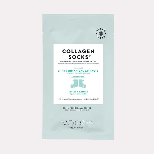 Collagen Socks - Mint + Botanical Extracts