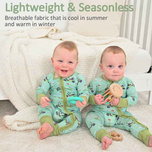 Boys | Golf A Round Baby Bamboo Pajamas