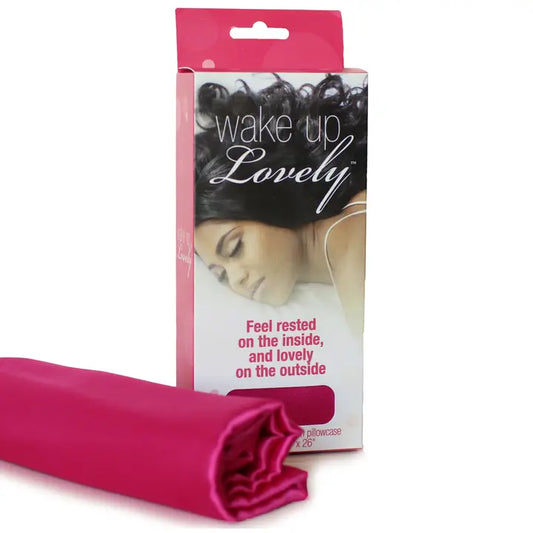 Linens | Pillowcase Red Lovely Single Satin Queen