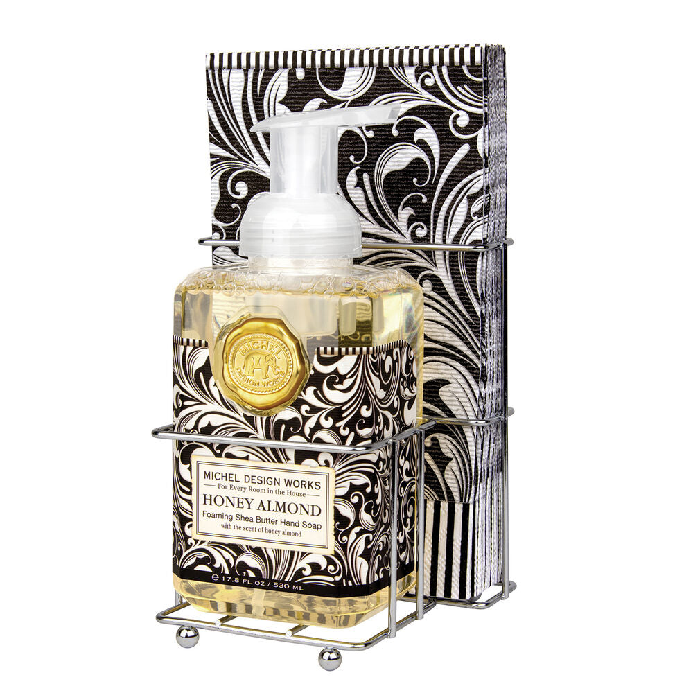 Michel Design Works | Foaming Soap Napkin Set - Honey Almond