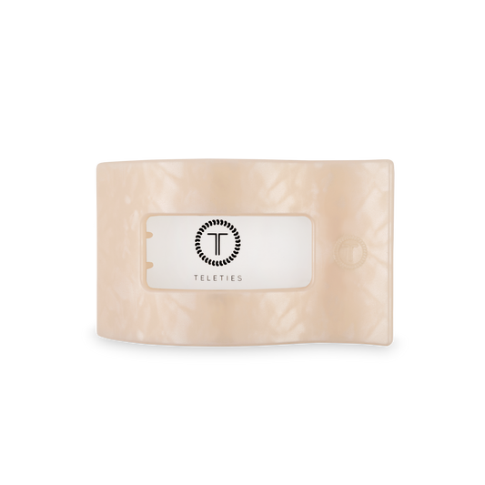 Teleties Medium Flat Rectangle Hair Clip - Soft Surf