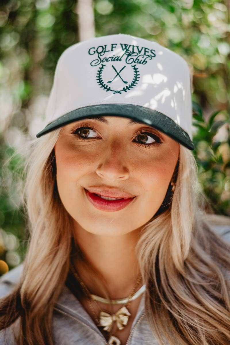 Hats | Golf Wives Social Club Two-Toned Fitted