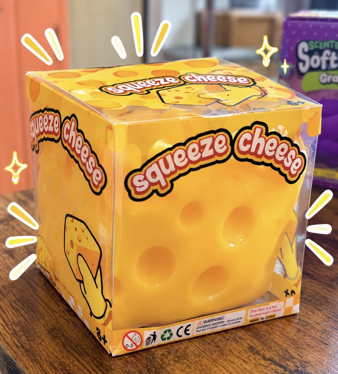 Squishy - Jumbo Squeeze Cheese