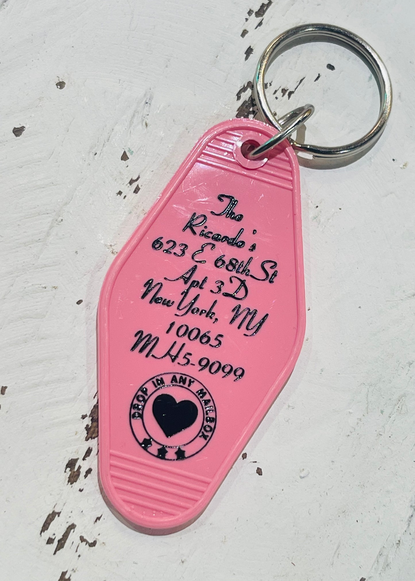 Keychain | The 3 Sisters Design Motel Key Fob