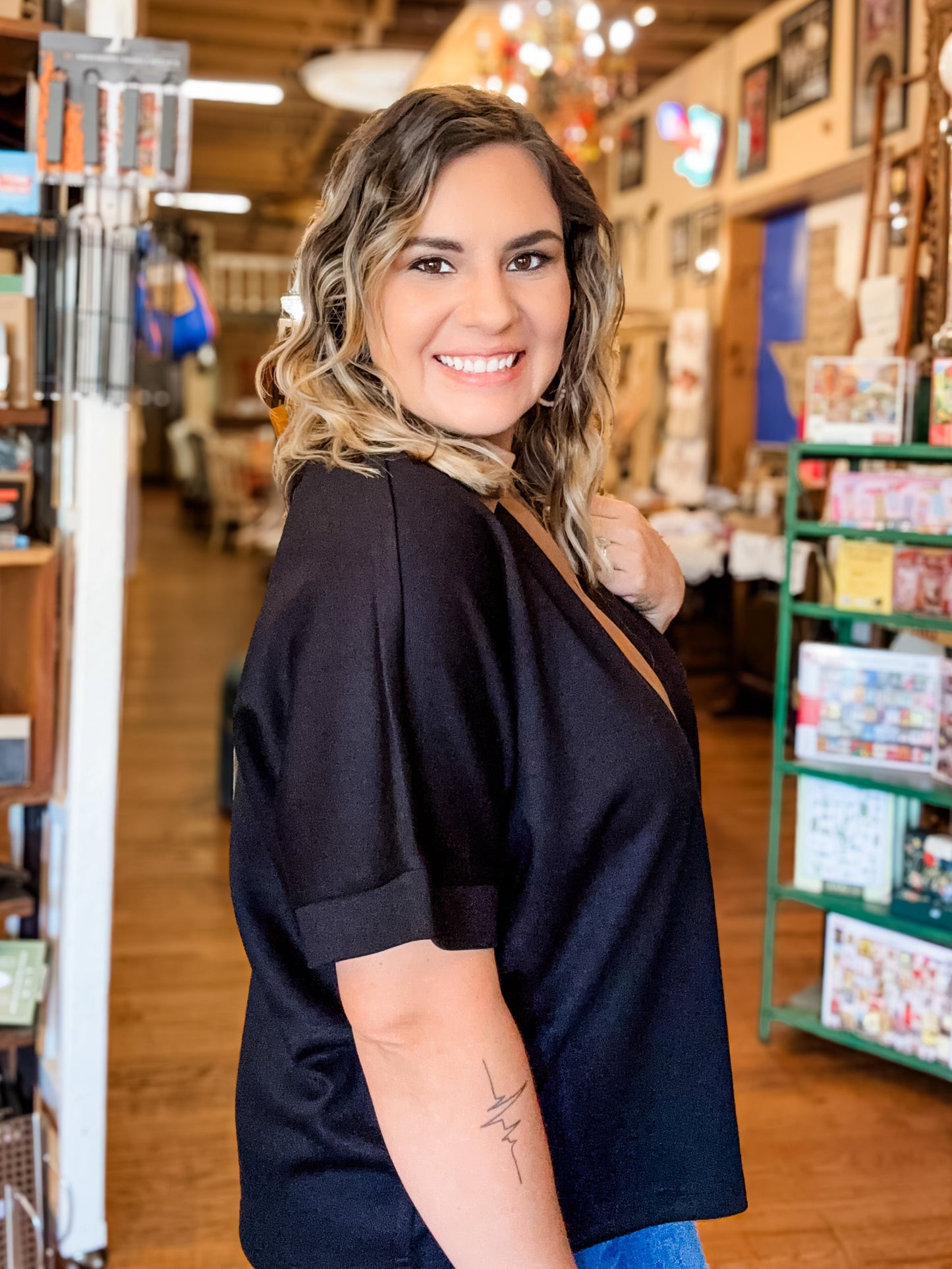 Blouse - Jodifl City Luxe Contrast