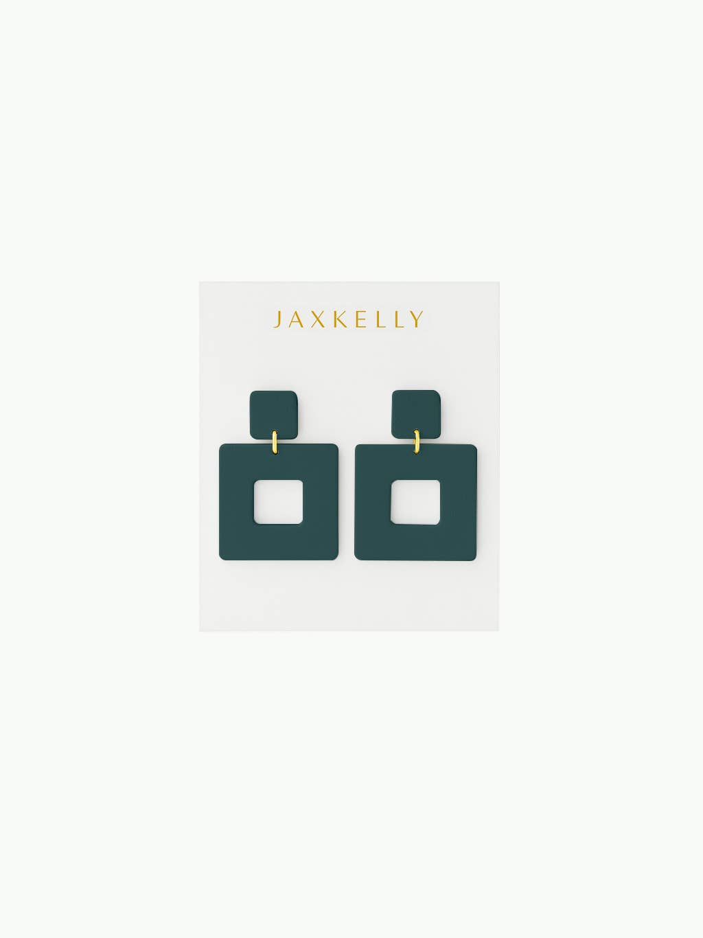 Jewelry | Earrings Evergreen Square Clay
