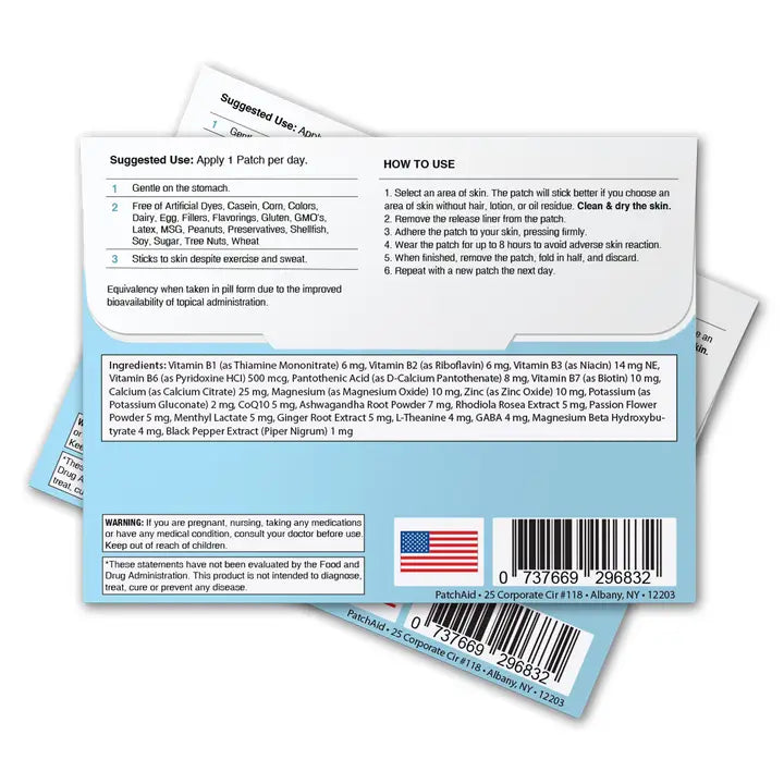 Relax & Unwind Patch - Stress Relief & Relaxation Support
