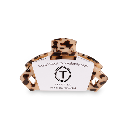 Teleties | Open Small Blonde Tortoise Hair Clip