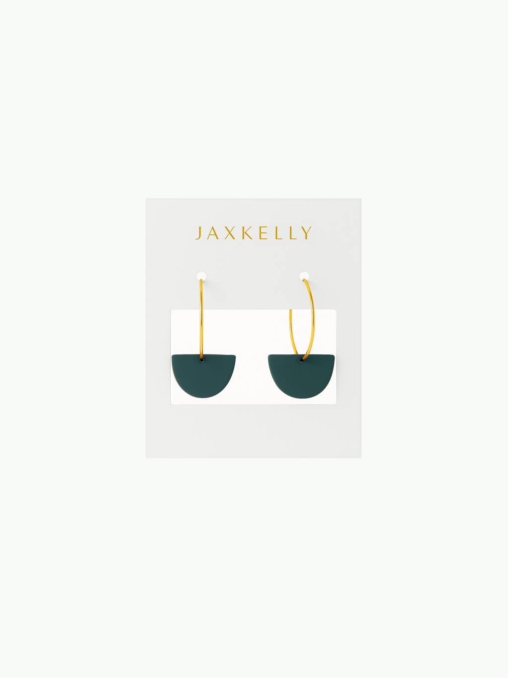 Jewelry | Earrings Hoops Evergreen Clay Half Moon