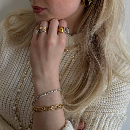 Jewelry | Bracelet Bailey Chain Link SILVER