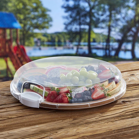 Shelby Wilcox Registry | Build-A-Board Cutting Board with Clear Locking Lid, 14 IN Round