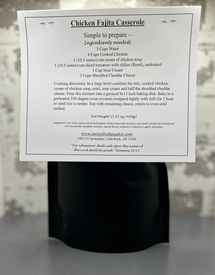 Chicken Fajita Casserole