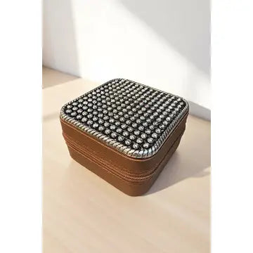 Jewelry Storage | Brown Western Bubble Metal Place