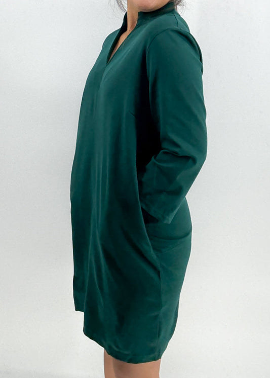 Hunter Green Magic A-Line Dress