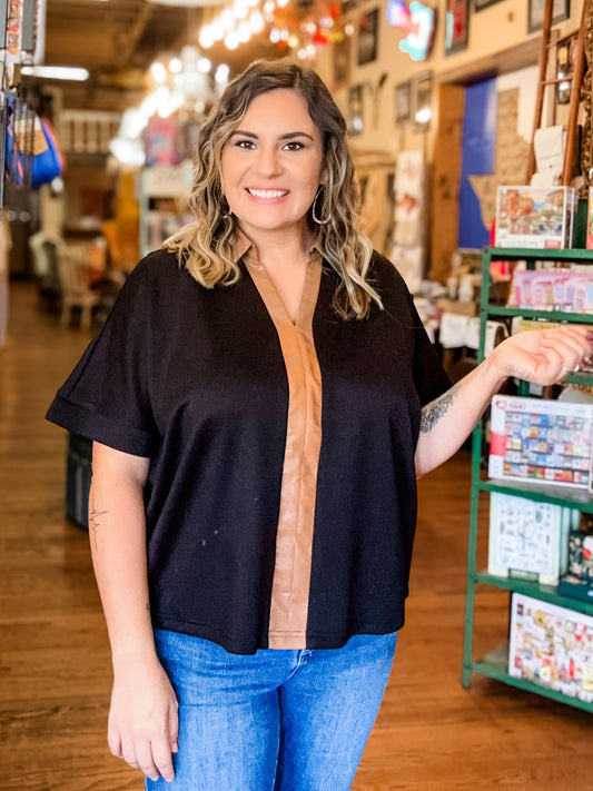 Blouse - Jodifl City Luxe Contrast