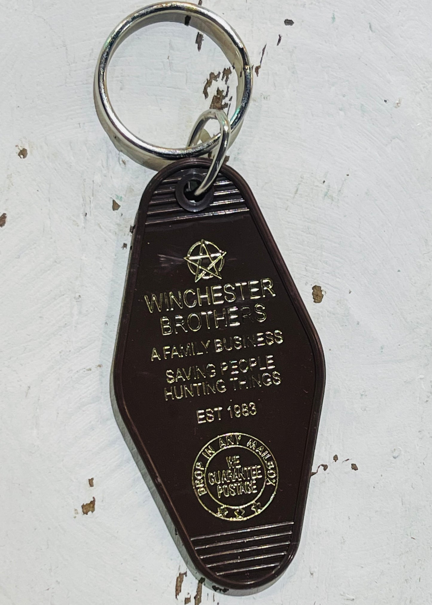 Keychain | The 3 Sisters Design Motel Key Fob