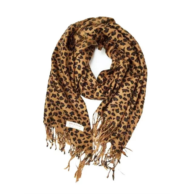 Scarf | Cashmere Leopard Scarf