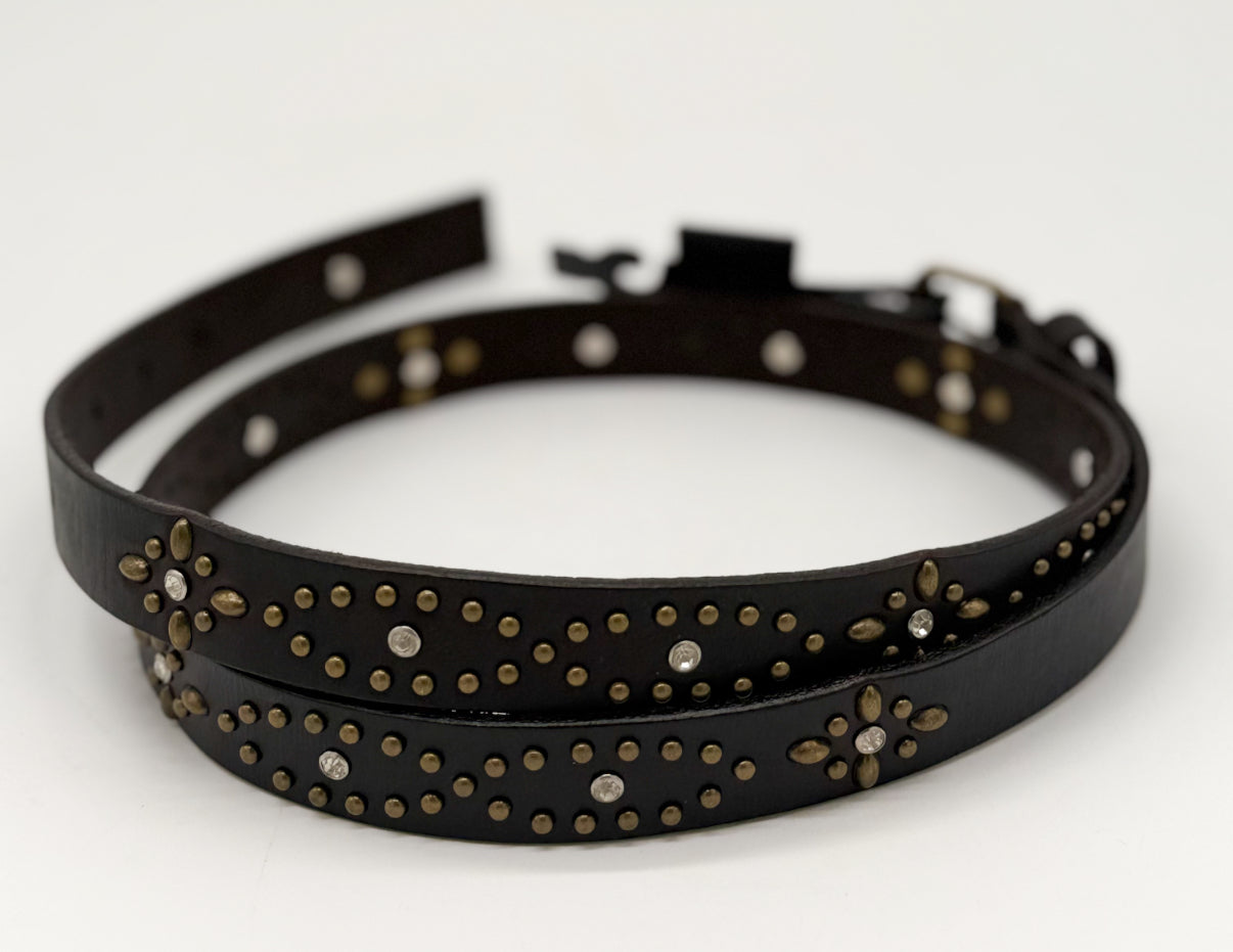 Clothing Accessories | Belt Black Skinny Leather Belt