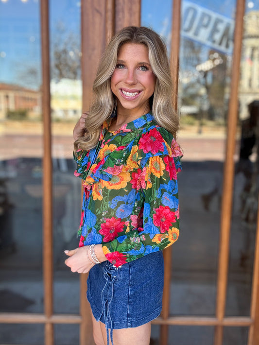 Melanie Floral Blouse