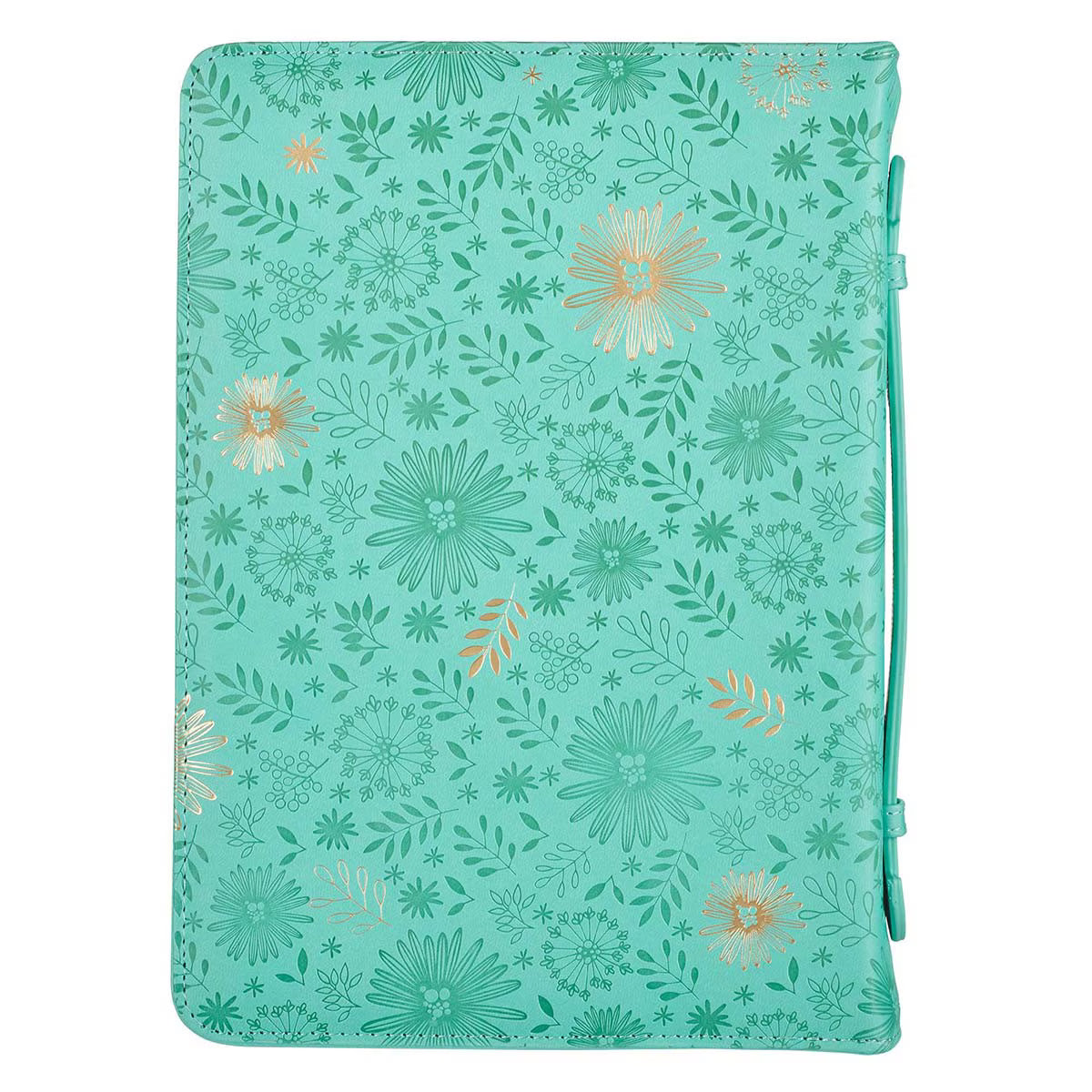 Bible Cover Fashion Turquoise Be Still & Know Psalm 46:10