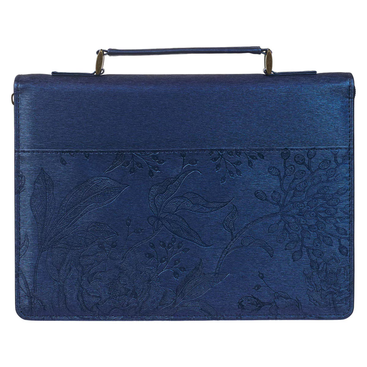 Bible Cover Fashion Blue/Peacock Printed Blessed Jeremiah 17:7