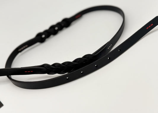 Clothing Accessories | Belt Black Skinny Leather Belt