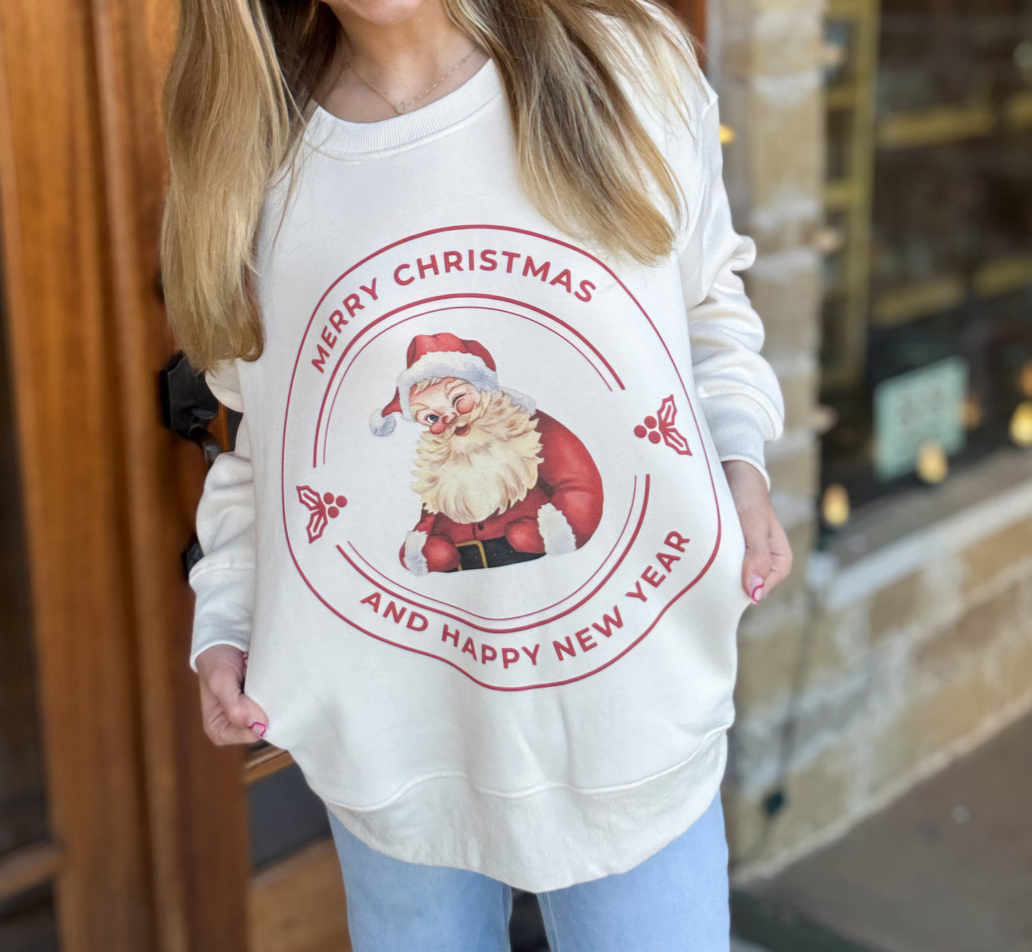 Santa Claus Sweatshirt (Plus)