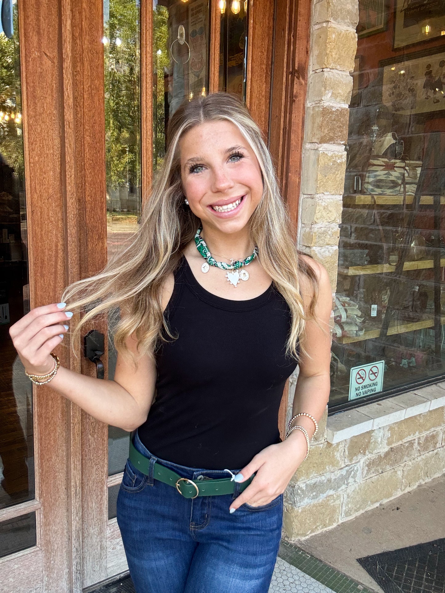 Tops | Tank Black Rib Soft w Built In Bra