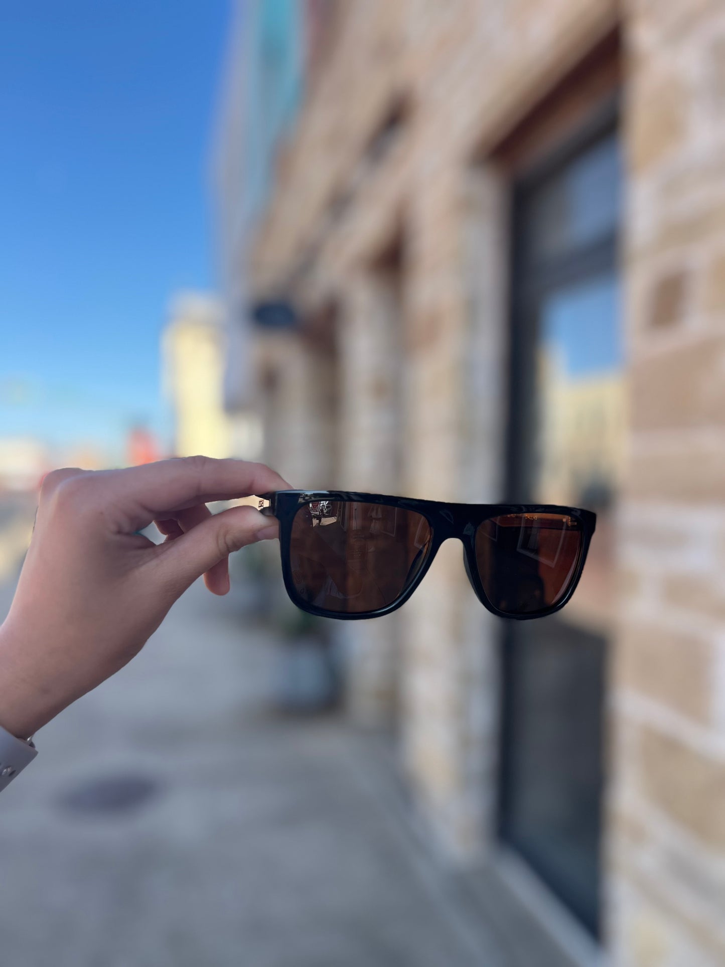 Dallas Men's Polarized Square Sunglasses