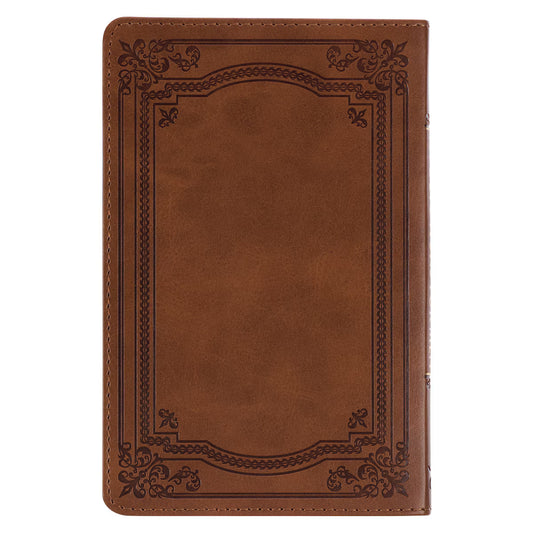 101 Devotions for Men Tawny Brown Faux Leather Devotional 1 Timothy 6:11
