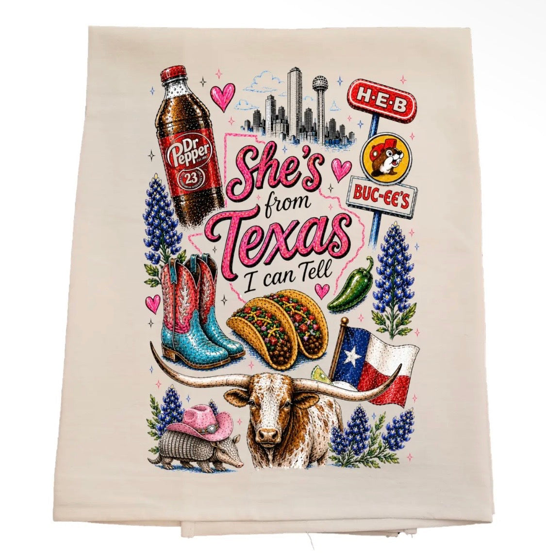Kitchen Towel - She's From Texas