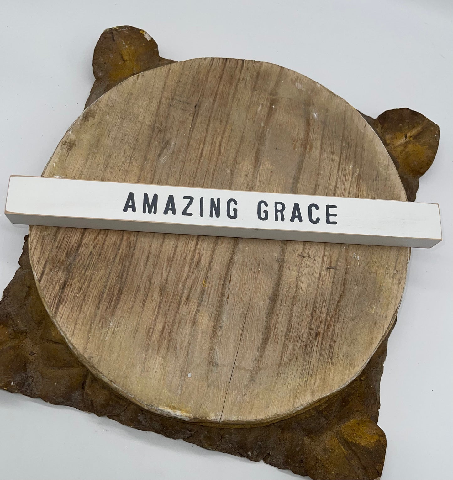 Decor | Amazing Grace Wood Sign 16"L