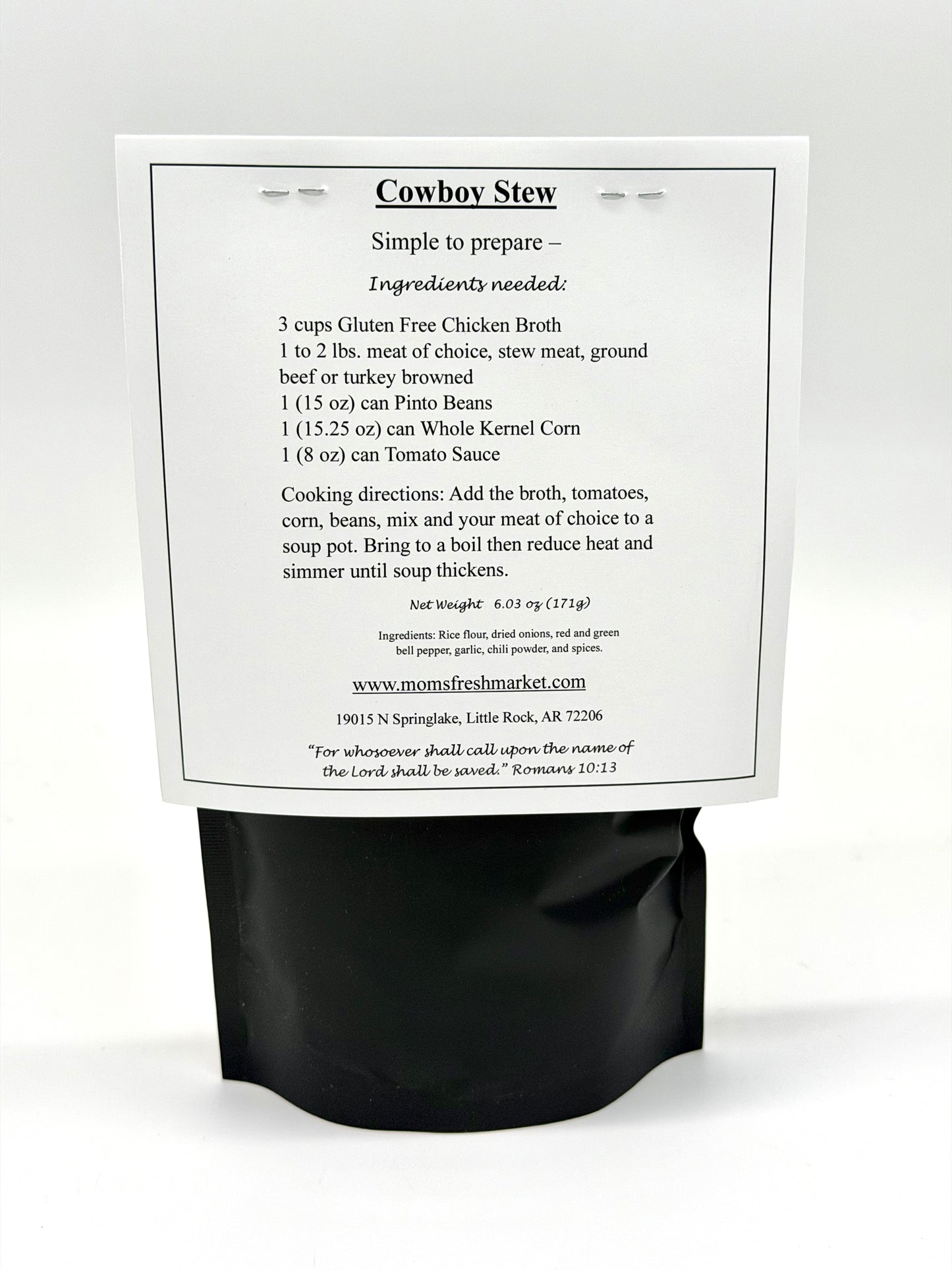 Pantry | Gluten Free Cowboy Stew Mix