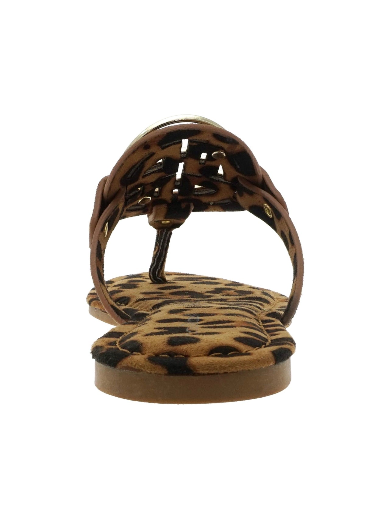 Shoes | Leopard Sandal Suede Slip On Thong