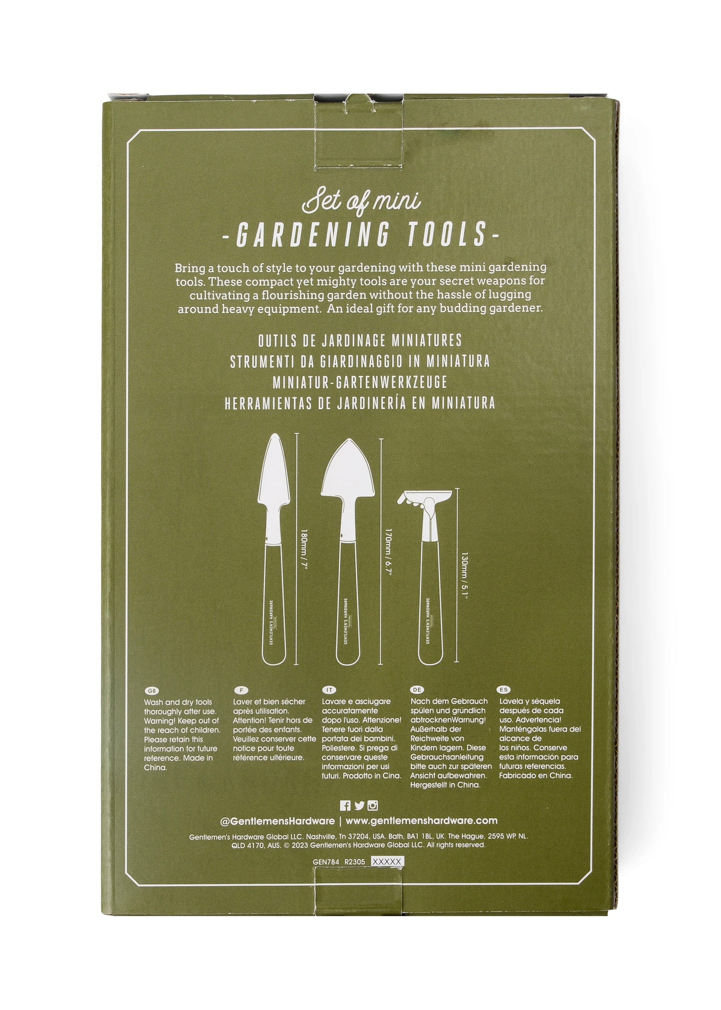Gift | Gentlemen's Hardware Mini Garden Tools