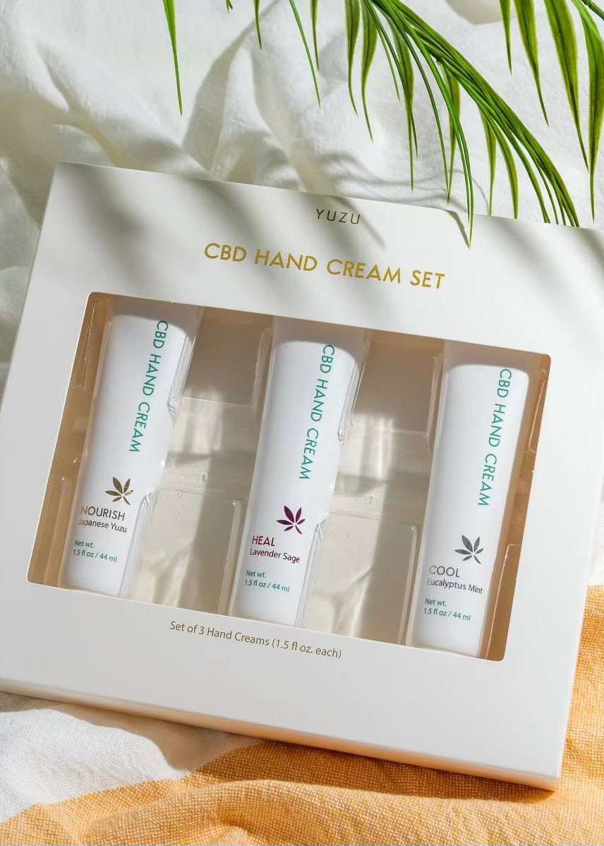 YUZU CBD Hand Cream Trio Set