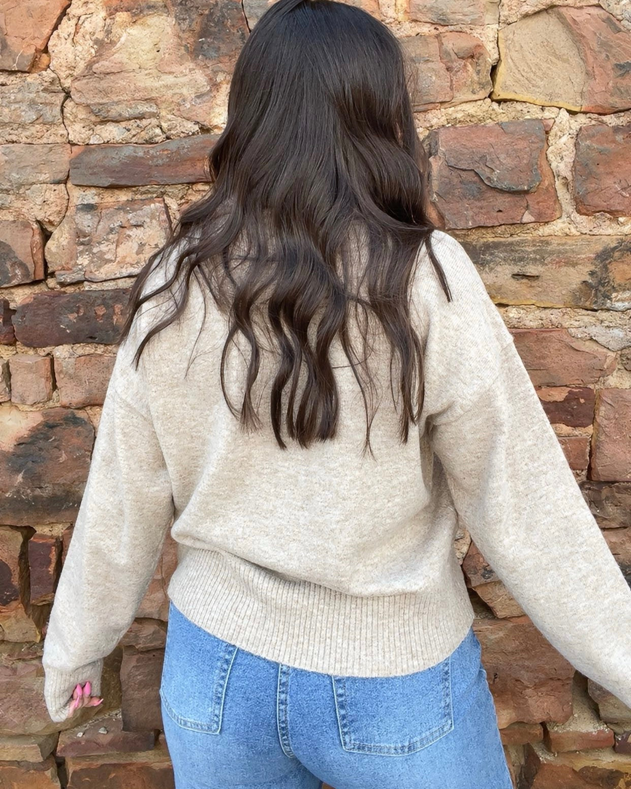 Tops | KUT From The Kloth Sweater Oatmeal Button Front