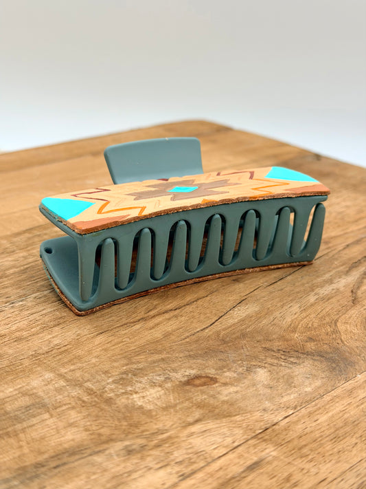 McIntire Saddlery | Hair Clip Rio Grande Aztec