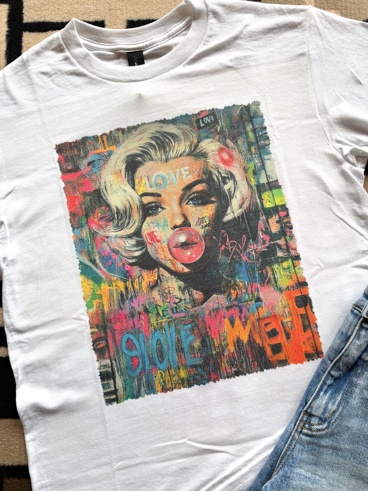 Tee - Graffiti Marilyn Graphic Tee