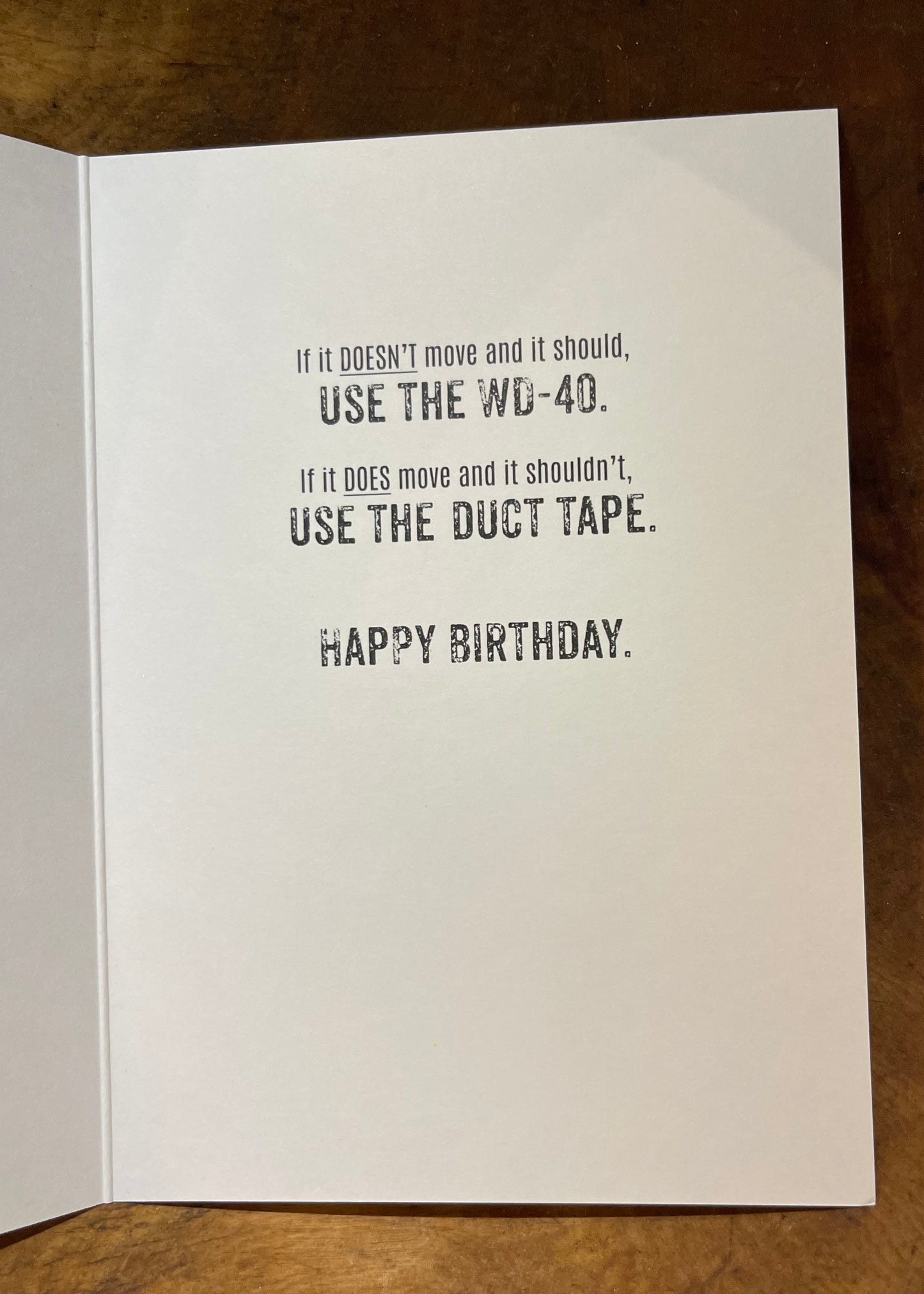 Gift | Actual Pictures Birthday Card