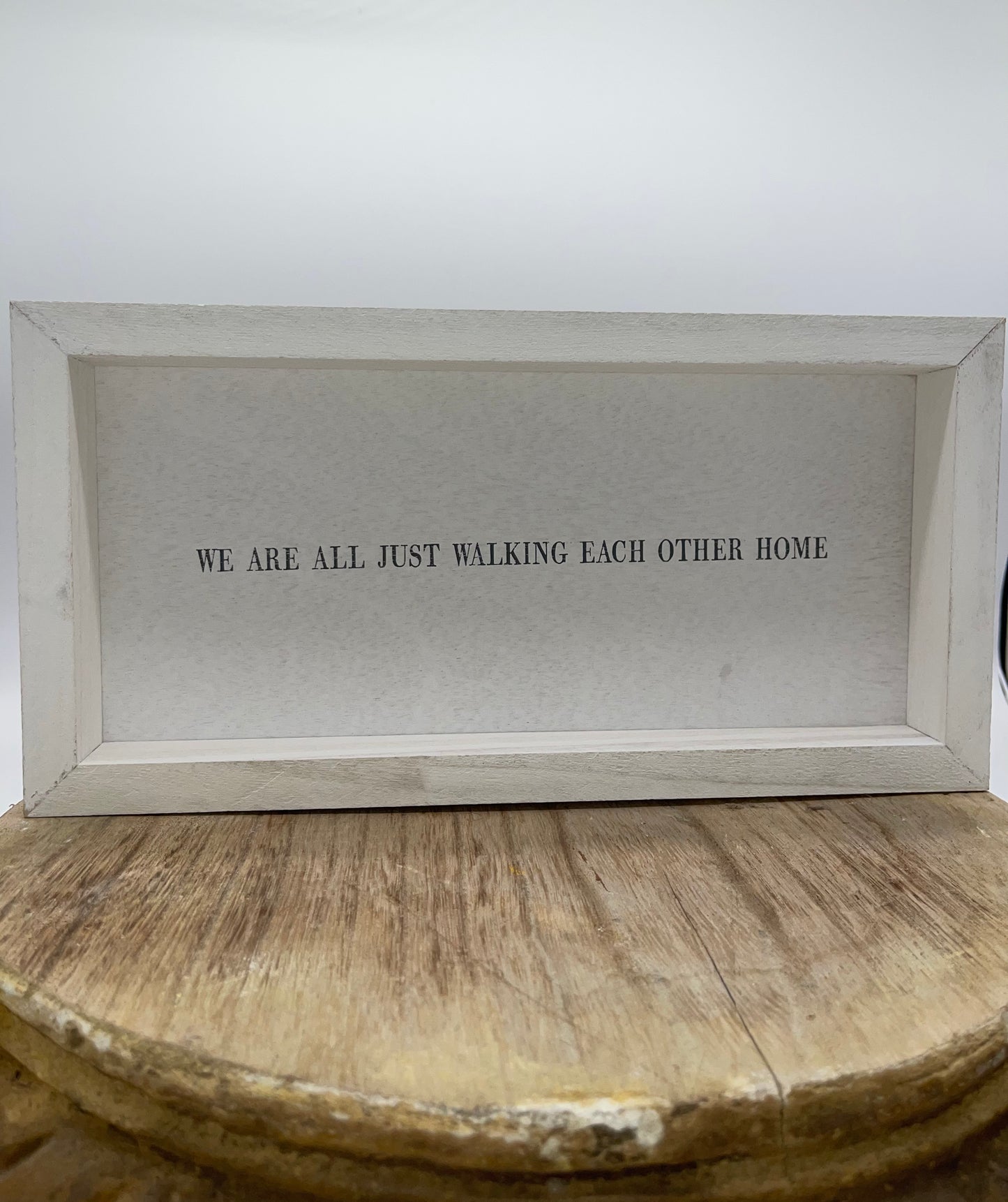 Decor | We Are All 7 x 14 Framed