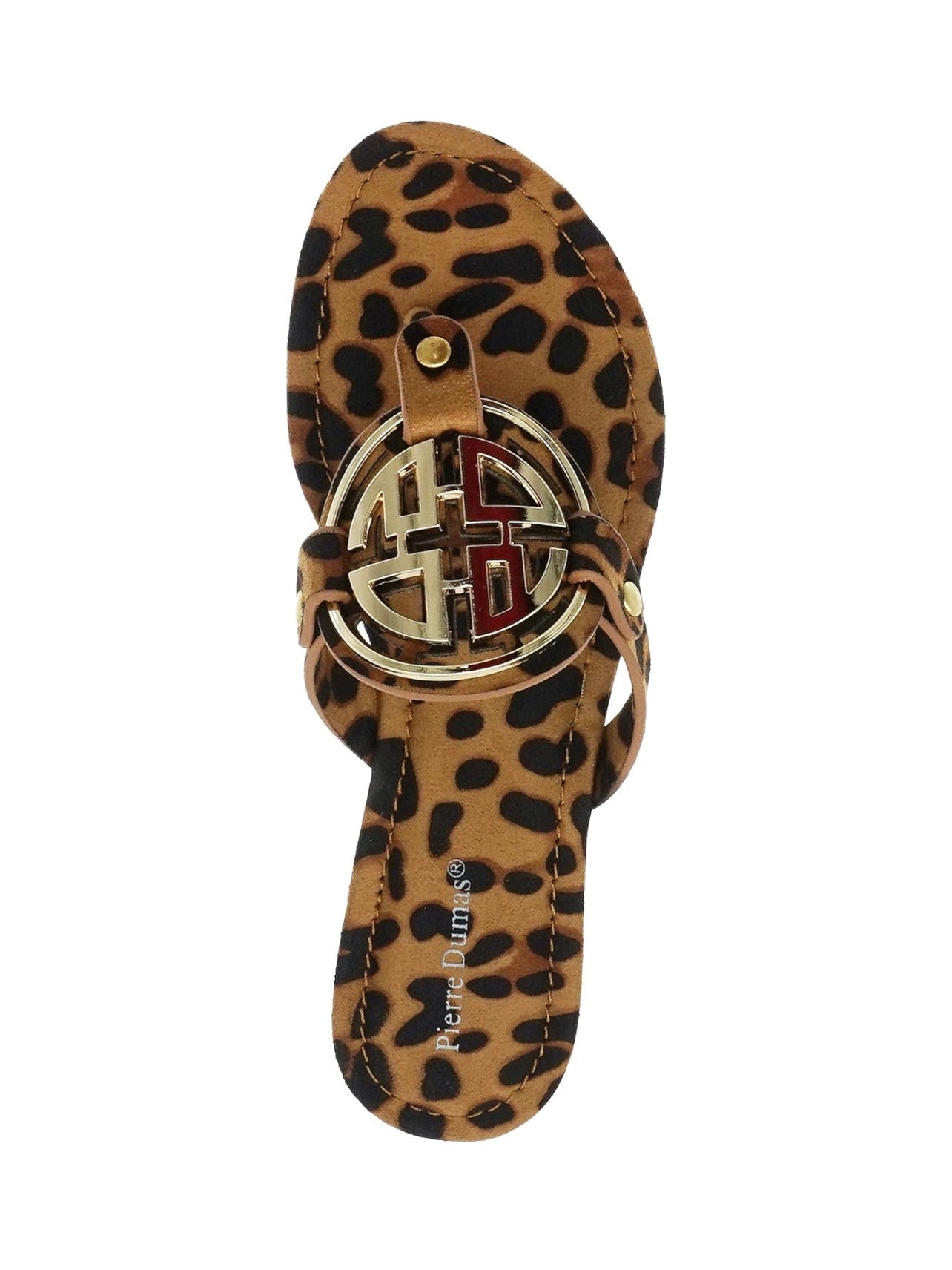 Shoes | Leopard Sandal Suede Slip On Thong