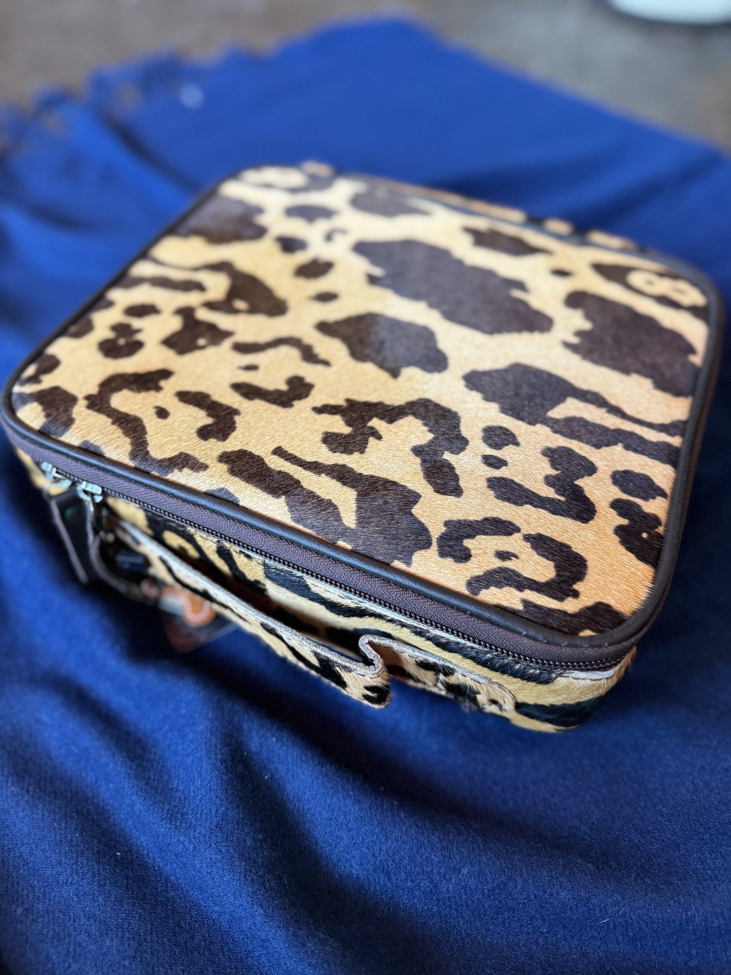 Jewelry Storage | Cheetah Genuine Western Leather Case
