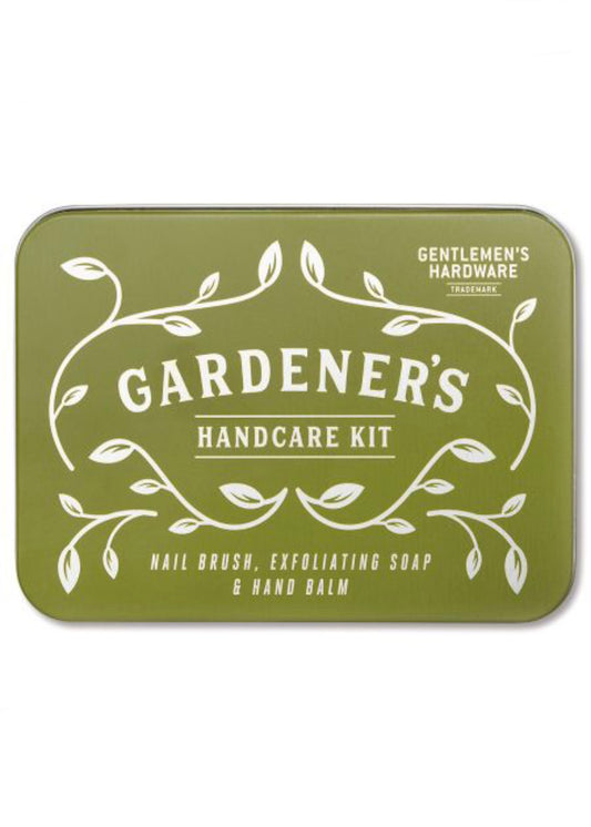 Gift | Gentlemen's Handcare Kit Tin Gift Set: Nail Brush, Soap, and Balm